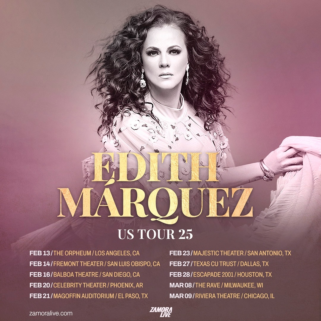 Edith Márquez US TOUR 25 Tour Poster 2025